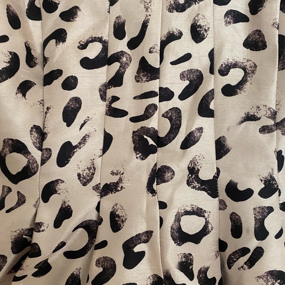 Keepsake Leopard Print Romper Flared Mini Dress Spaghetti Strap Animal Print XS - Picture 8 of 9